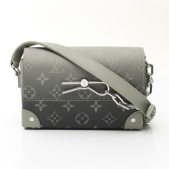 Louis Vuitton Steamer Wearable Wallet Shoulder Bag Leather Khaki Green - Picture 1 of 7